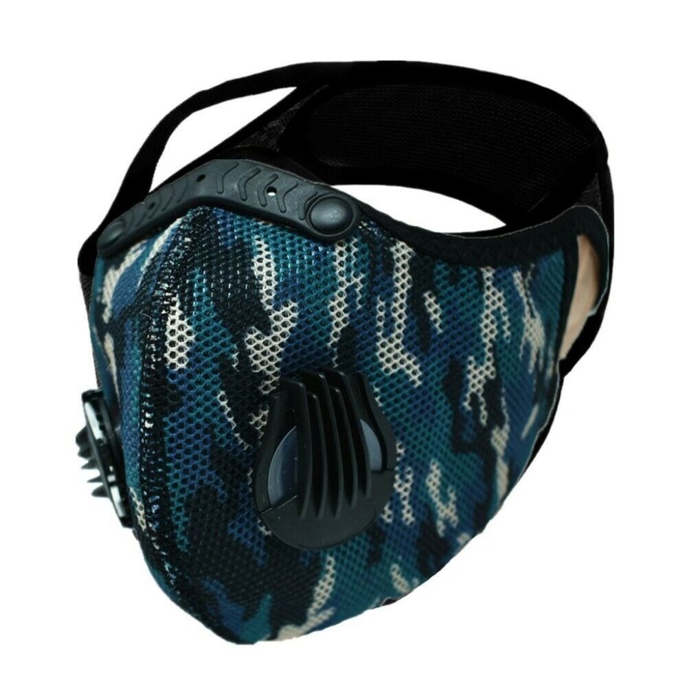 Unisex Adult Outdoor Face Mask with filter Blue
